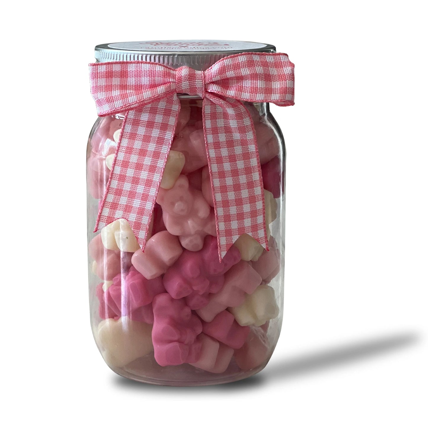 Large Pretty in Pink Candy Jar | Luxury Pink Gummy Candy Gift
