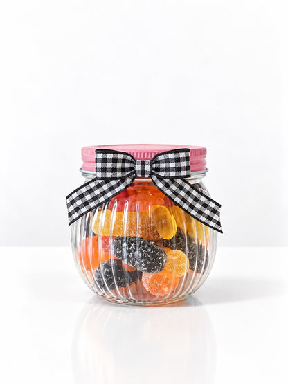 Mini Sweet and Sour Fall Gummy Worm Jar